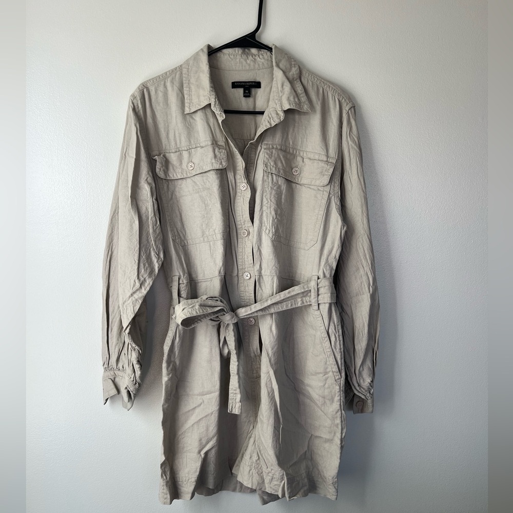 Banana Republic Beige Romper